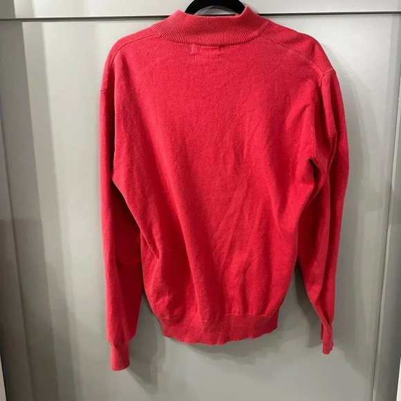 State Traditions Georgia Red Pullover Sweater Cotton Cashmere Size Small - Picture 3 of 5